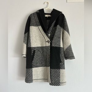 Max Studio Hooded wool Coat